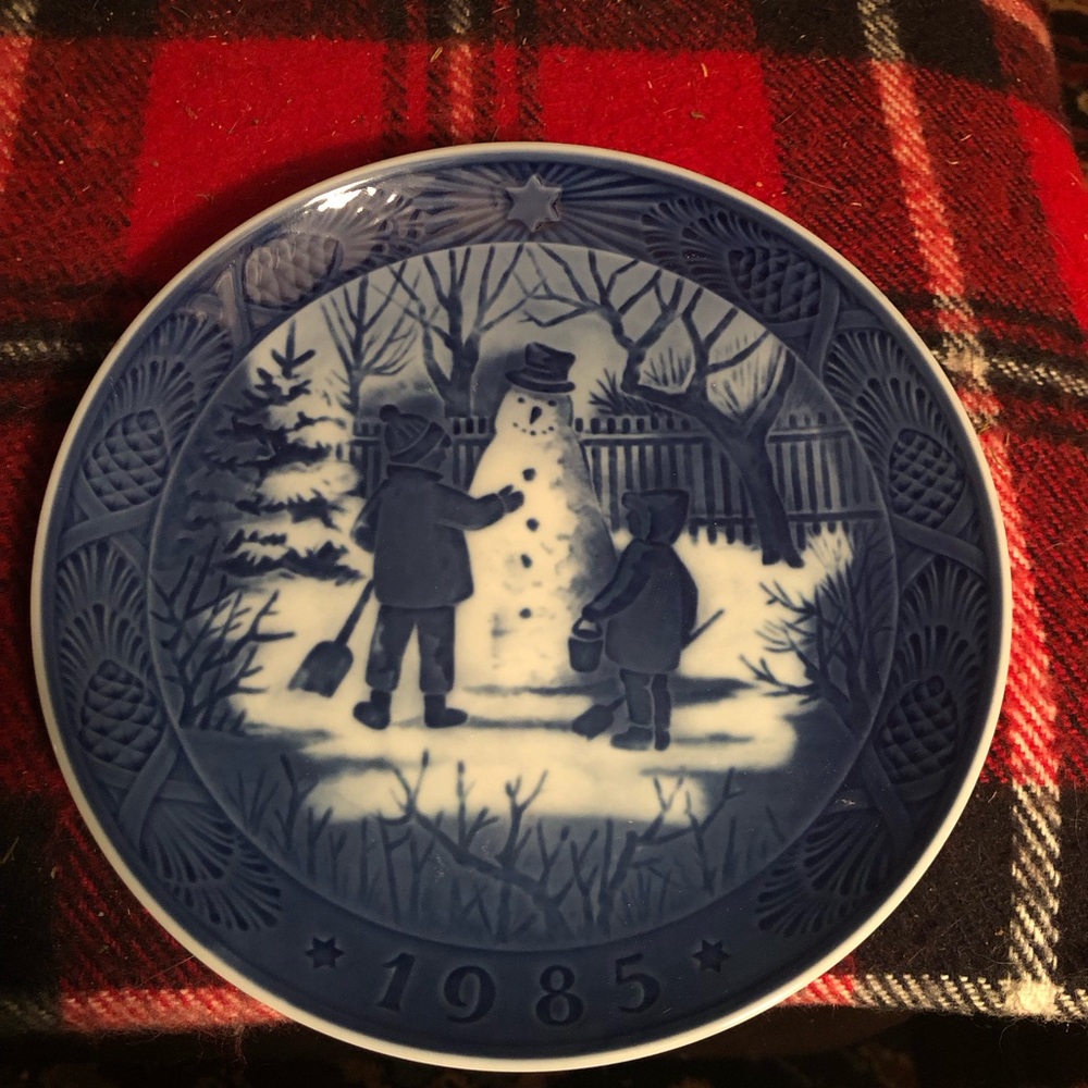 Royal Copenhagen "The Snowman" plate